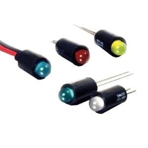 559-0202-001F, Светодиодные панельные индикаторы GREEN DIFFUSED 5V