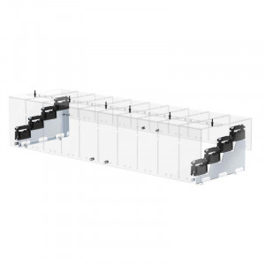 Комплект зашитного кожуха ступенчатой шинной системы 4P R5BBLPH4P