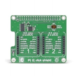 MIKROE-2756, Дочерние и отладочные платы Pi 3 Click Shield