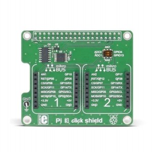 MIKROE-2756, Дочерние и отладочные платы Pi 3 Click Shield