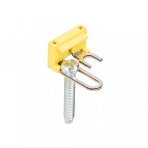 Сдвижная перемычка IVS WKN 6 TK- 2, Сдвижная перемычка, 2 полюса, изолированная, винтовая, для клемм: WKN 6 TK... для измерительных клемм цвет: желтый