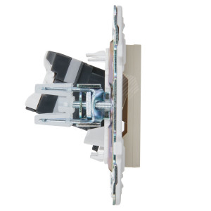 SKANDY Розетка компьютерная RJ45 кат.5E SK-K01B бежевый IEK SK-K10-1-K10