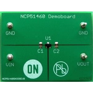 NCP51460SN33GEVB, Средства разработки интегральных схем (ИС) управления питанием 20MA PRECISE LDO BD