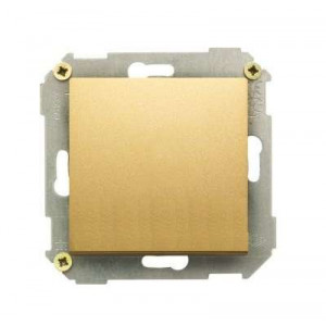Выключатель 1-кл. СП Simon 34 10А IP20 механизм бронз. Simon 34101-036
