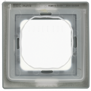 FLITE Рамка 1-местная IP55 Рпро-1-55-ФлС серый IEK FI-M10-32-55-K03