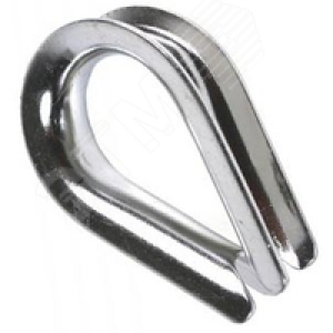 Коуш под трос D5 стальной оцинкованный CM621005