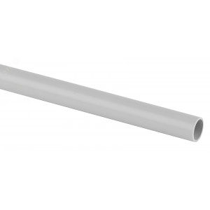 Труба гладкая жесткая ПВХ (серый) d 32мм (3м) (24/576) Б0020107