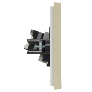 FORTE&PIANO Розетка двойная RJ11+RJ45 кат.5E FP435 ваниль IEK FP-KT20-O-1-K10