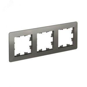 ATLASDESIGN AIR 3-постовая РАМКА, СТАЛЬ/дымчатый черный ATN220903