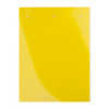 Табличка полужесткая для маркировки оболочек. Клейкое основание. ПВХ. Желтая TASE2080AY