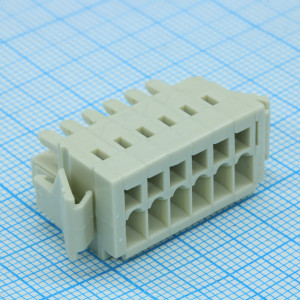 8EDGKG-3.5-06P-11-01A(H), Разъемный клеммный блок серия 8EDGKG шаг 3.5мм 06 контакт(-ов)