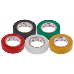 Изолента ПВХ 15ммх10м 5цветов (уп.5шт) C0038781