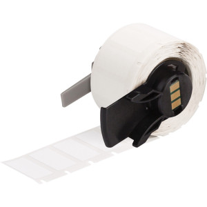 brd174333, M6-5-422 этикетки, материал B-422, полиэстер, белый, размер 12.7х5.08 мм, 750 шт. в упак.