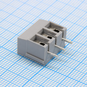 GT300-5.0-03P-11-00, Винтовой клеммный блок с защитой провода, 3 контакта. Серия GT300-5.0