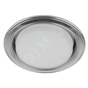 KL35 SL/CH Светильник под лампу Gx53,220V, 13W,серебро/хром (80/1120) Б0017630