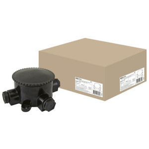 Коробка электромонтажная КЭМ 2-660-3 ОП D95 мм IP65, 3-х рожк. (карболит) SQ1401-1101