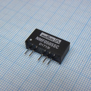 NMF0505SC, Преобразователь DC/DC на печатную плату вход 5В выход 5В 6pin SIP