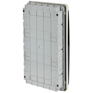 Корпус пластиковый ЩРВ-П-36 IP41 черн. прозр. дверь TEKFOR TF5-KP12-V-36-41-K01-K03
