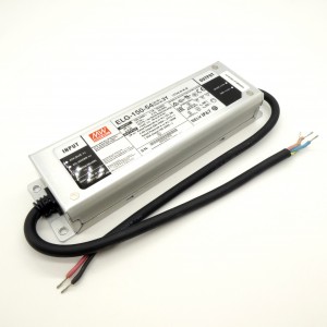 ELG-150-54-3Y, AC-DC, 151,2Вт, IP67, вход 100…305В AC, 47…63Гц/142…431В DC, ККМ, выход 27...54В/2,8А, изоляция 3750В AC, в кожухе 219х63х35,5мм, -40…+70°С, провод заземления