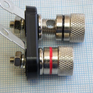 Зажим 0017 мет., терминал 35/27мм, 2 винтовых зажима