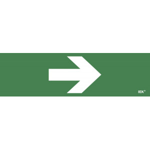 Этикетка самокл. 310х90мм "Направляющая стрелка" LPC10-1-31-09-STR