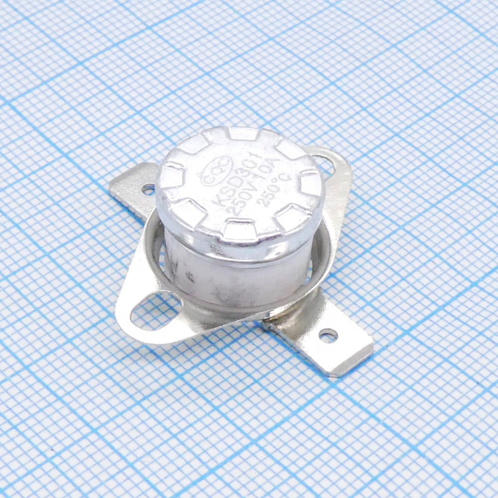 Изображение товара Термостат KSD301 250°C NC автоматический защита для систем