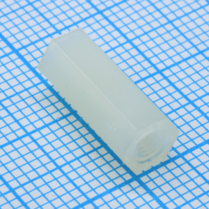 L-KLS8-0215-M3-14, Стойка пластмассовая для печатных плат М3, L=14мм отверстие-отверстие