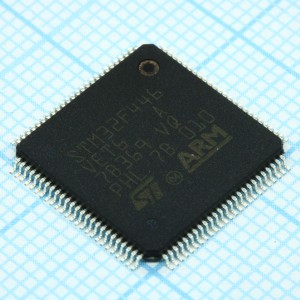 STM32F446VET6, Микроконтроллер STM 32-бит ядро ARM Cortex M4 RISC 512кБ Флэш-память 2.5В/3.3В медицинского применения 100-Pin LQFP лоток
