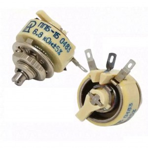 ППБ-1Б    1К ±5%, Резистор переменный проволочный 1кОм ±10% 1Вт