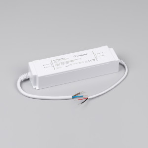 Блок питания ARPJ-SP-961050-PFC (100W, 48-96V, 1.05A) 037894, Источник тока с гальванической развязкой для светильников и мощных светодиодов. Входное напряжение 220-240 VAC. Выходные параметры: 48-96 В, 1050 mА, 100 Вт. Встроенный PFC >0.9. Герметичный пластиковый корпус IP 67. Габаритные размеры длина 193 мм, ширин