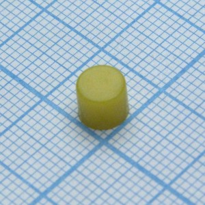 Колпачок A28 желтый, Для PSW-2 (D=6, H=5)