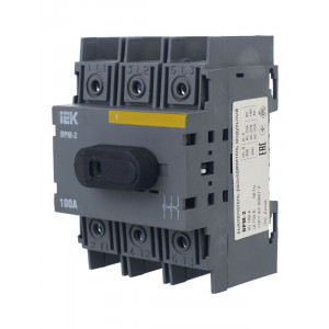 Выключатель-разъединитель модульный ВРМ-2 3P 100А MVR20-3-100
