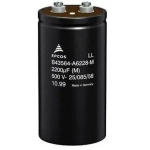 B43705A5108M000, Конденсатор алюминиевый электролитический с выводами под винт 450VDC, 1000uF 20%, 51*80mm, 15000h, 4A