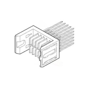 89099-111LF, Высокоскоростные/модульные разъемы 5R WIDE POWER HDR 10P STRT PRSS FIT