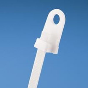 SSC2SS6M, Cable Ties NYLON 7.4 50 lbs WHITE #6 SCREW