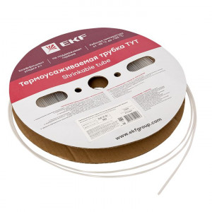 Термоусаживаемая трубка ТУТ 2/1 прозрачная рулон PROxima tut-2-tr