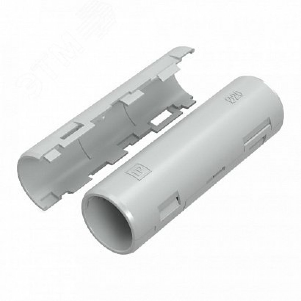 Изображение товара Муфта разборная d20 мм атмосферостойкая серая     (70шт/840шт уп/кор) PR13.0410