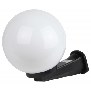НБУ 01-60-251 Светильник садово-парковый шар опал с настенным крепежом D250mm Е27 (1/30) Б0048075