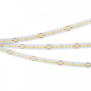 Лента UL-A180-10mm 24V Warm3000 (12 W/m, IP20, 5m) 044515, Светодиодная лента UL-A180, открытая IP20. Светодиоды SMD 2835, 180 шт/м (900 шт на 5 м), белая плата, скотч 3M. Цвет ТЕПЛЫЙ 3000 K, цветопередача CRI>80, угол 120°. Питание 24 В, мощность 12 Вт/м (60 Вт на 5 м). Размеры 5000x10x1.4 мм. Мин. отрезок 50 мм