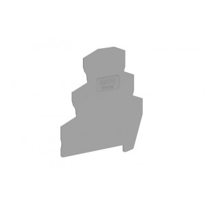 Торцевая крышка TPTS2.5-2-GY-EC, Торцевая крышка, для клемм TPTS2.5-2…, цвет: серый