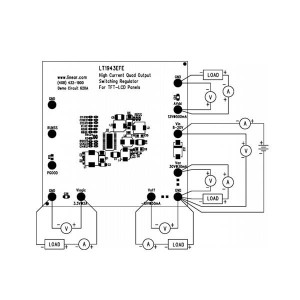 DC620A, Средства разработки интегральных схем (ИС) управления питанием LT1943EFE - 4-Output Sw. Reg. For TFT-LC