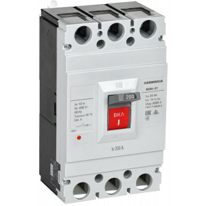 Выключатель автоматический ВА66-37 3Р 200А 35кА GENERICA SAV40-3-0200-G