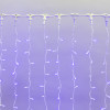 Гирлянда Светодиодный Дождь 2х1,5м, постоянное свечение, белый провод, 230 В, диоды СИНИЕ 235-113