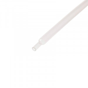 Трубка термоусадочная ТУТ 6,0/3,0 прозрачная, термоусаживаемая трубка в метровой нарезке