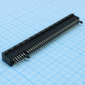 877159306, Разъем PCI Express Card Edge SKT 164 контакта шаг 2мм монтаж в отверстие лоток