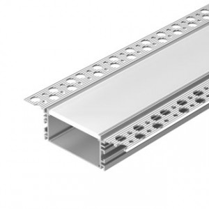 Профиль FANTOM-W49-2000 ANOD 046430, Алюминиевый встраиваемый профиль для светодиодных лент и линеек. Габаритные размеры (LхWхH): 2000х98,6х27.1 мм. Ширина площадки для ленты 45,8 мм. Экраны, заглушки и другие аксессуары приобретаются отдельно. Цена за 1 метр.