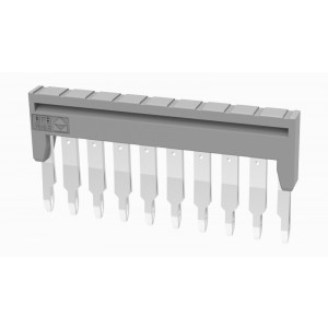 Соединительная перемычка DFB1.5-10P-11-00Z(H), Соединительная перемычка, 10 полюсов, изолированная, вилочная, для клемм: DS1.5, цвет: серый