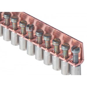 Соединительная перемычка VB WKM 2,5/15 M-60, Соединительная перемычка, 60 полюсов, неизолированная, винтовая, для клемм: WKM 2,5 / 15