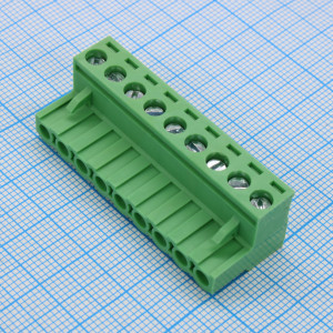 2EGTK-5.08-09P-14-00, Разъемный клеммный блок, 9 контактов. Серия 2EGTK-5.08