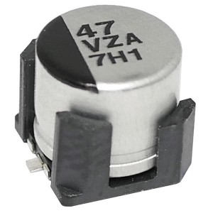 EEH-ZK1E820V, Алюминиевые конденсаторы с органическим полимером 25VDC 82uF 20% Anti-Vibe AEC-Q200